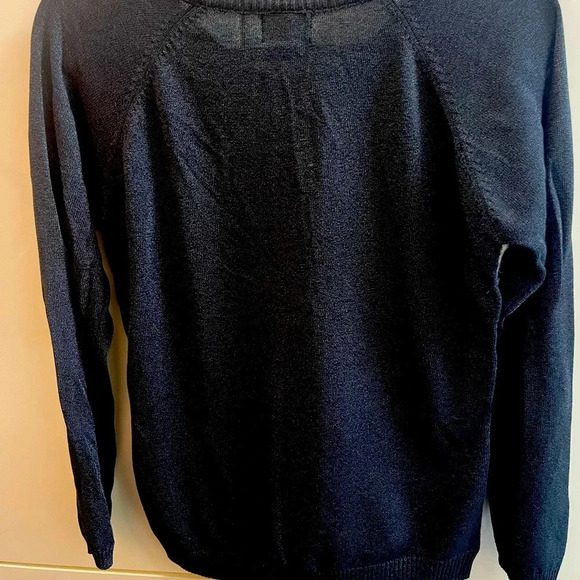YAL WOMENS SWEATER size S/M black/ gray - Picture 3 of 4